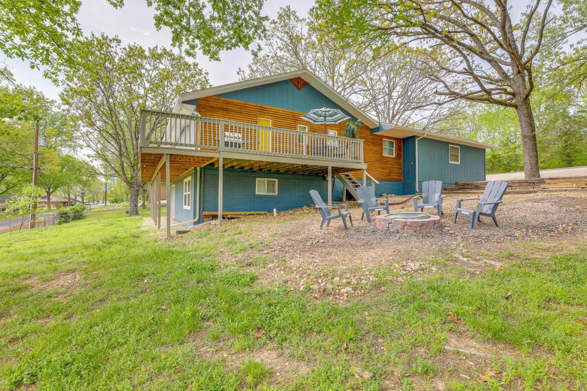 Shell Knob Home With Deck And Table Rock Lake View Eksteriør billede